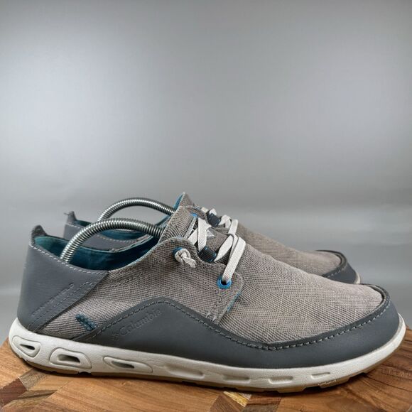 Columbia PFG Fishing Shoes Men's 11 Bahama Vent Techlite Slip On Grey - Picture 1 of 8